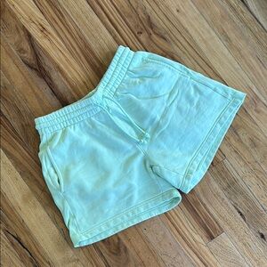 TNA cozy AF fleece shorts